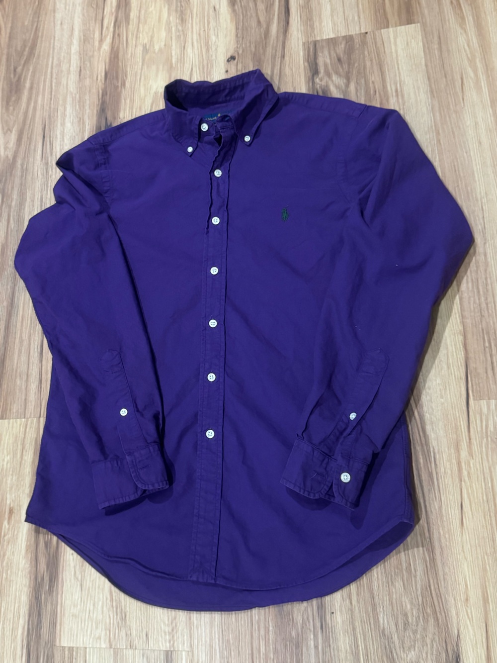 Ralph Lauren Men's Purple button up Shirt